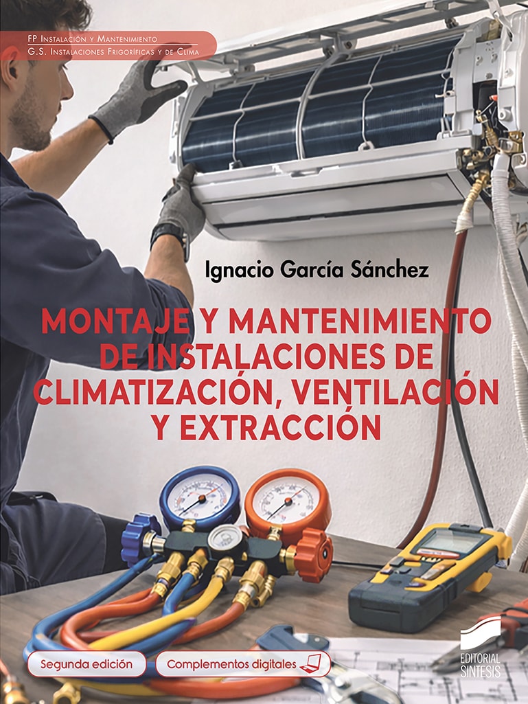 Portada del título montaje y mantenimiento de instalaciones de climatización, ventilación y extracción (segunda edición)