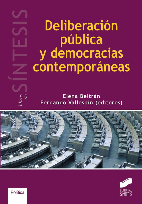 Portada del título deliberación pública y democracias contemporáneas