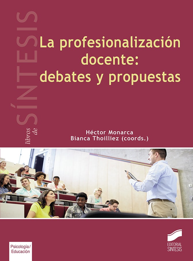 Portada del título la profesionalización docente: debates y propuestas