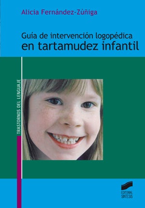 Portada del título guía de intervención logopédica en tartamudez infantil