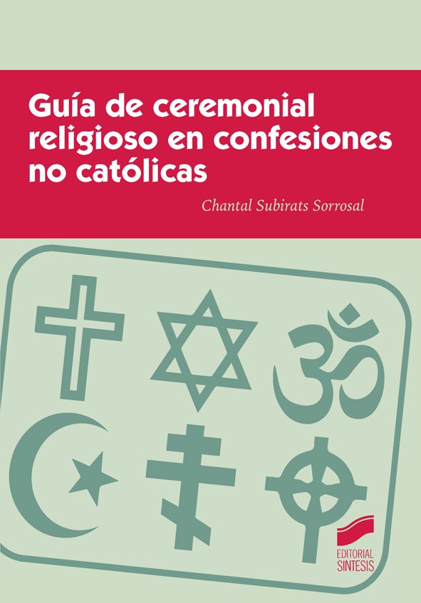 Portada del título guía de ceremonial religioso en confesiones no católicas