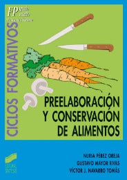 Portada del título preelaboración y conservación de alimentos