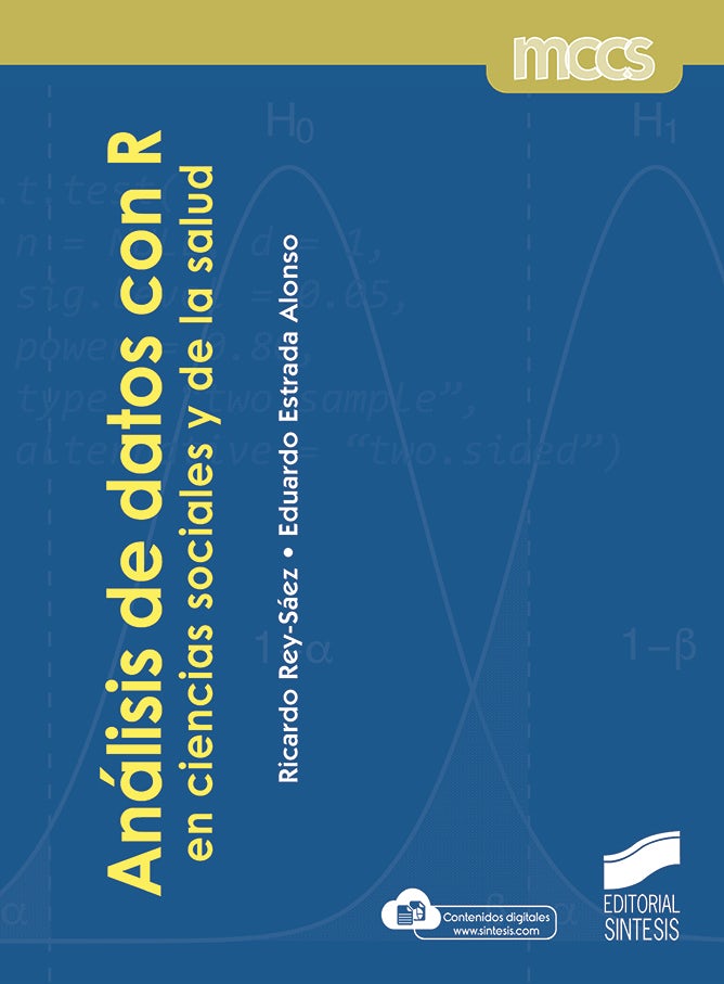 Portada del título análisis de datos con r en ciencias sociales y de la salud