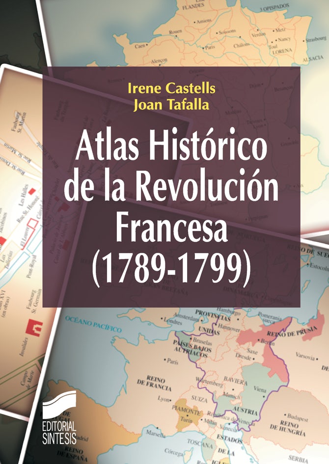 Portada del título atlas histórico de la revolución francesa (1789-1799)