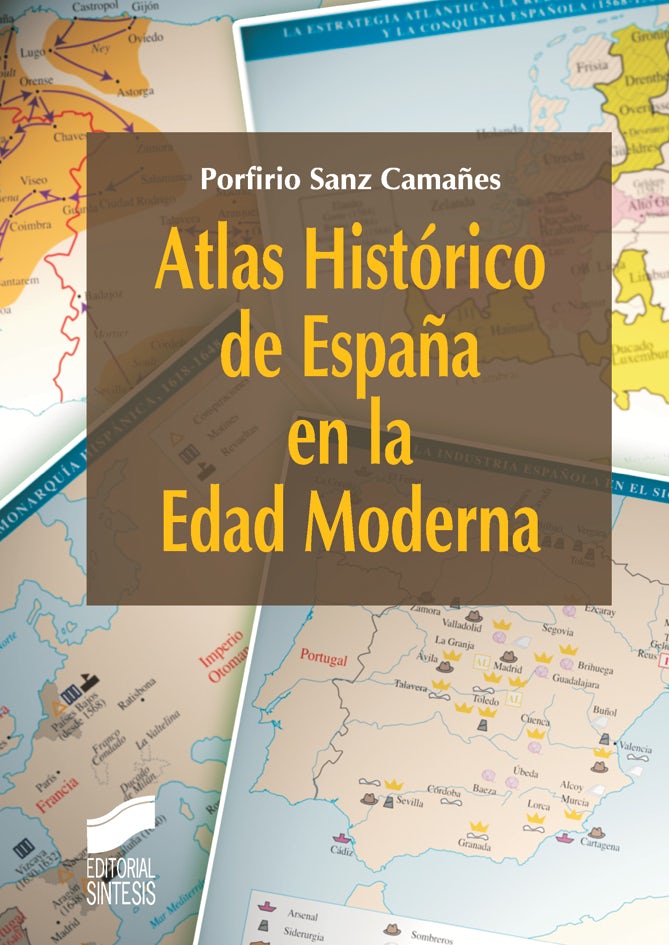 Portada del título atlas histórico de españa en la edad moderna