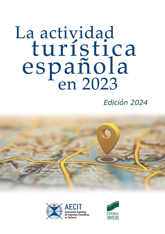 Portada del título la actividad turística española en 2023 (edición 2024)