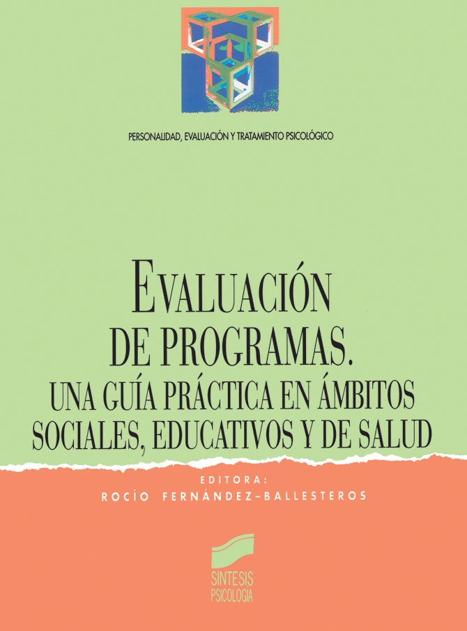 Portada del título evaluación de programas. una guía práctica en ámbitos sociales, educativos y de salud