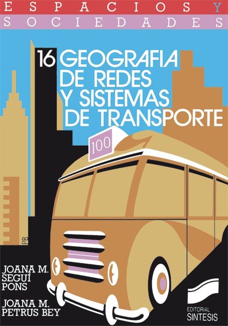 Portada del título geografía de redes y sistemas de transporte