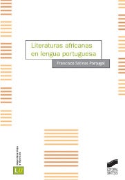 Portada del título literaturas africanas en lengua portuguesa