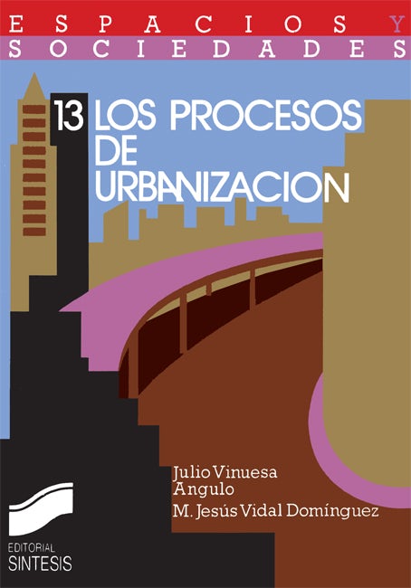 Portada del título procesos de urbanización