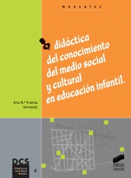 Portada del título didáctica del conocimiento del medio social y cultural en educación infantil