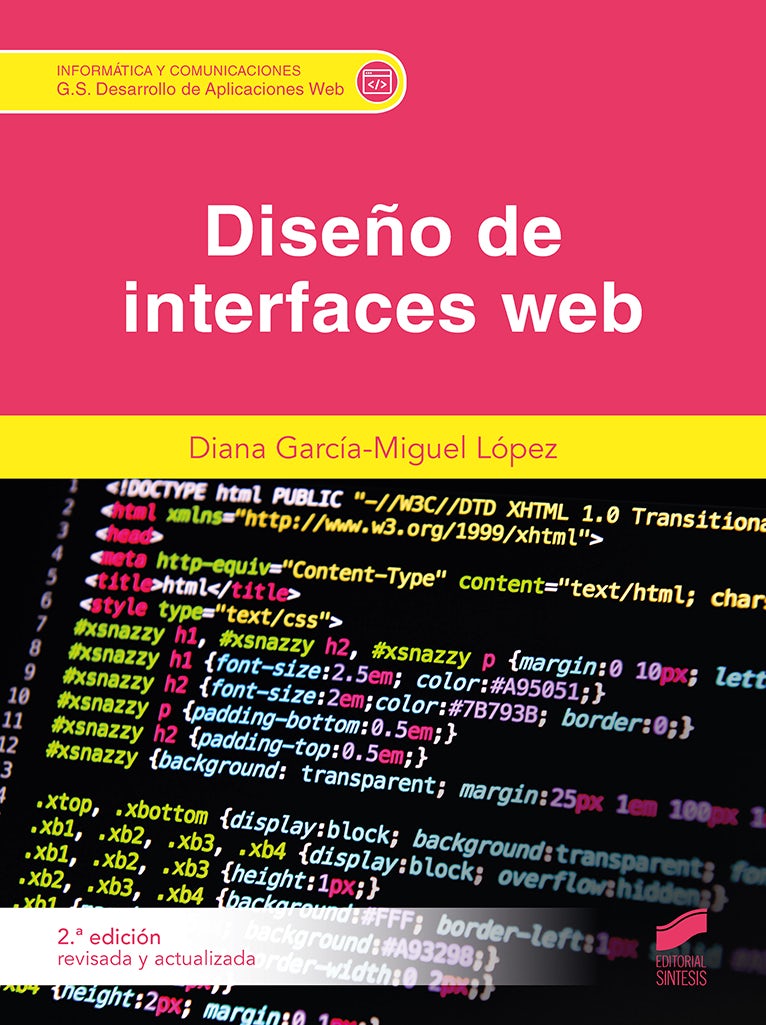 Portada del título diseño de interfaces web (2ª edición revisada y actualizada)