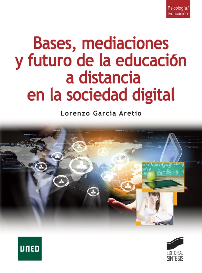 Portada del título bases, mediaciones y futuro de la educación a distancia en la sociedad digital