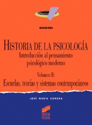 Portada del título historia de la psicología. vol. ii: escuelas y teorías contemporáneas