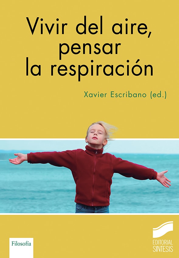 Portada del título vivir del aire, pensar la respiración