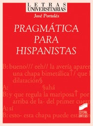 Portada del título pragmática para hispanistas