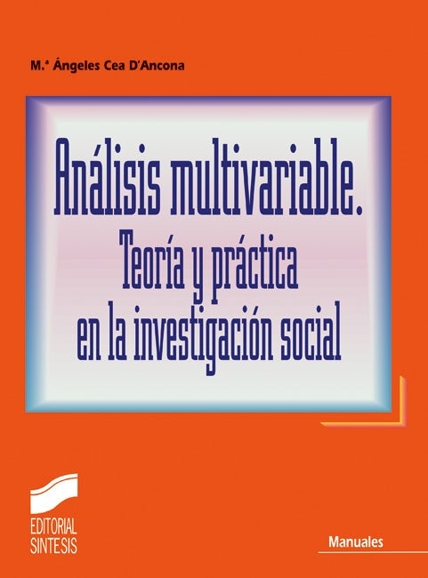 Portada del título análisis multivariable. teoría y práctica