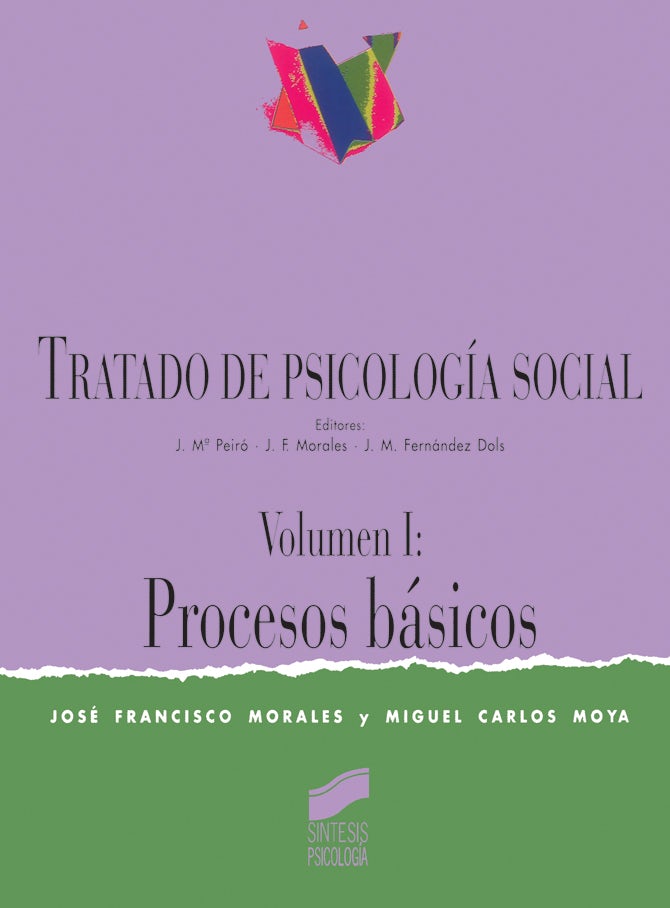 Portada del título tratado de psicología social. vol. i: procesos básicos