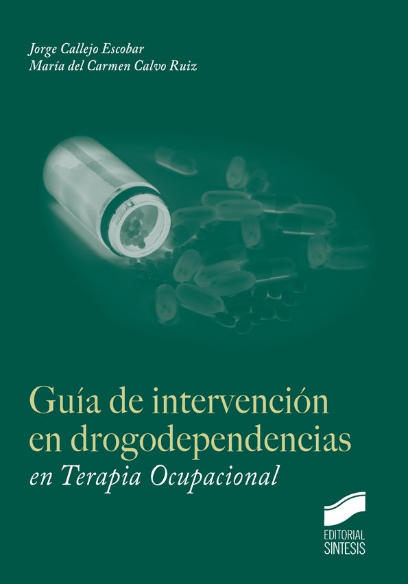 Portada del título guía de intervención en drogodependencias en terapia ocupacional