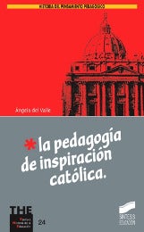 Portada del título la pedagogía de inspiración católica