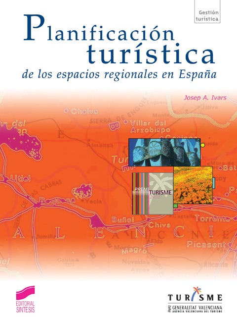 Portada del título planificación turística de los espacios regionales en españa