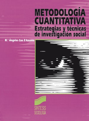 Portada del título metodología cuantitativa. estrategias y técnicas de investigación social