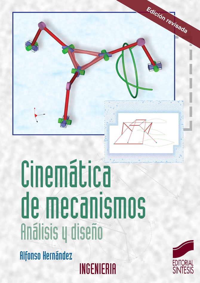 Portada del título cinemática de mecanismos. análisis y diseño