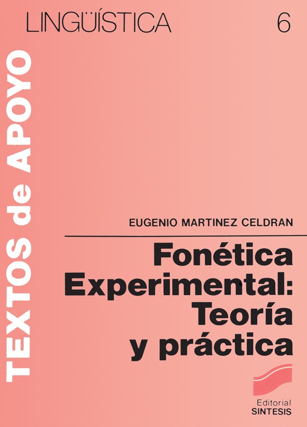 Portada del título fonética experimental: teoría y práctica