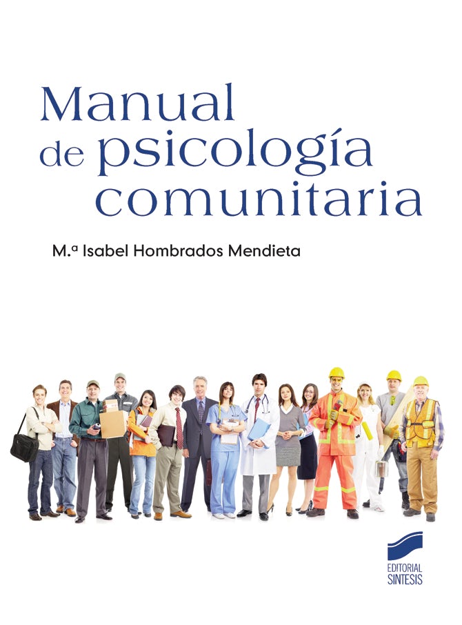 Portada del título manual de psicología comunitaria