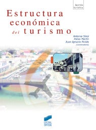 Portada del título estructura económica del turismo