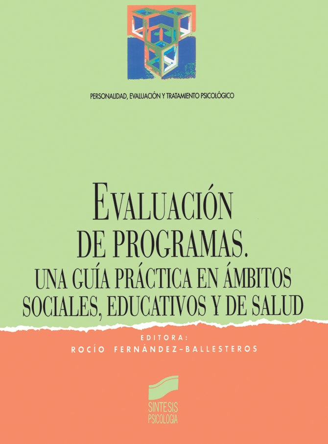 Portada del título evaluación de programas. una guía práctica en ámbitos sociales, educativos y de salud