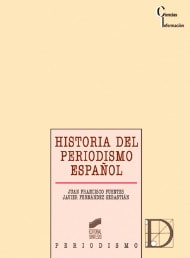 Portada del título historia del periodismo español