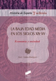 Portada del título la baja edad media en los siglos xiv-xv. economía y sociedad